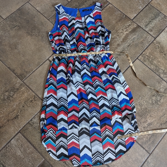 Dex Dress Multicoloured High Low Sleeveless Light Weight Summer Women's… - Picture 5 of 9